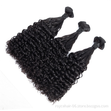 Best Human Hair Weave Bundles Deals New Royce Fumi Ocean Wave Curly Cuticle Aligned Mink Hair